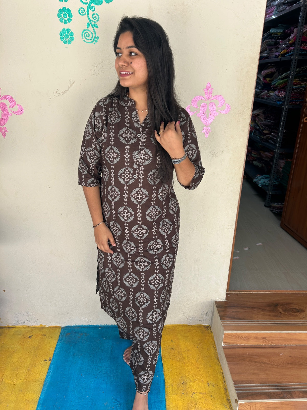 Cotton Capsule Kurti - PK169