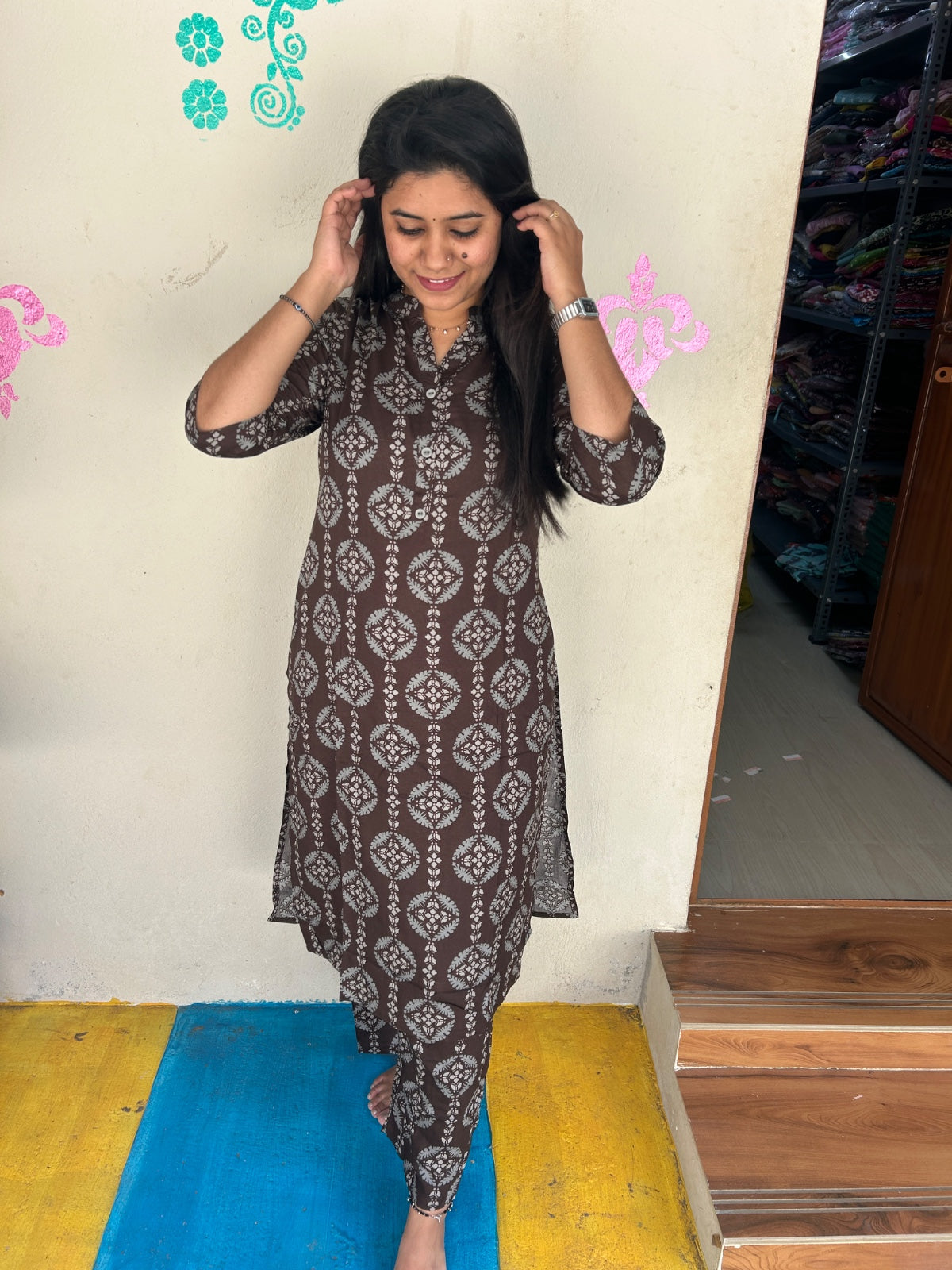 Cotton Capsule Kurti - PK169