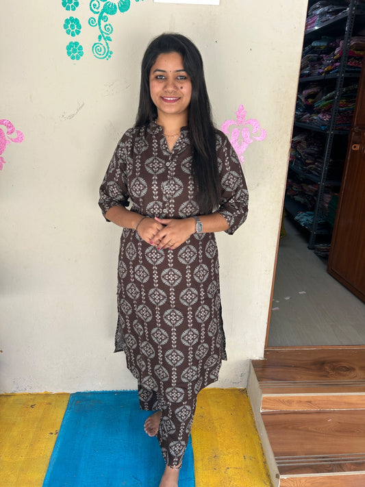 Cotton Capsule Kurti - PK169