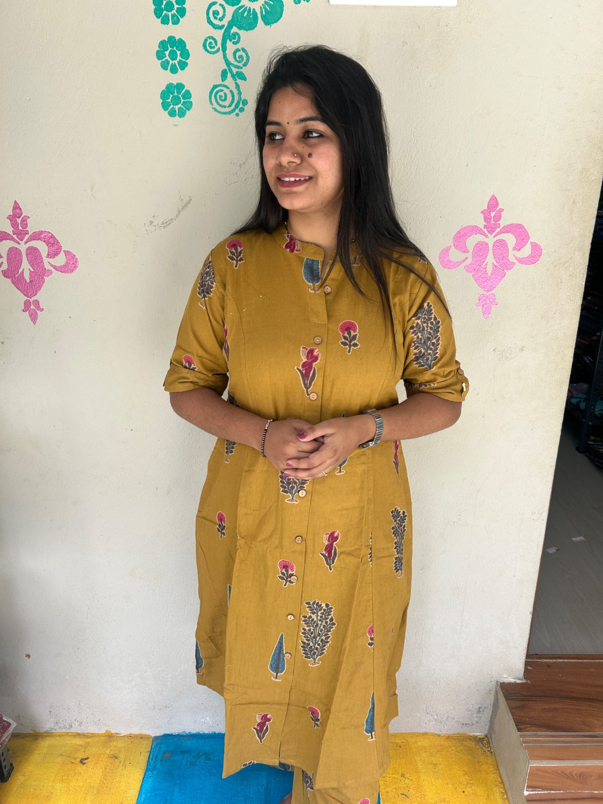A-Line Cotton Kurti  AL323