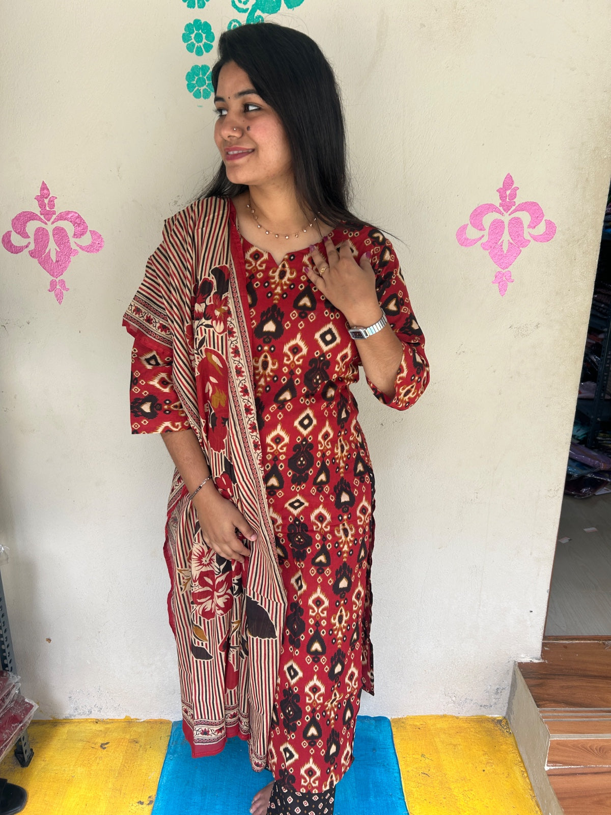 Petals Dupatta Sets - FDS131