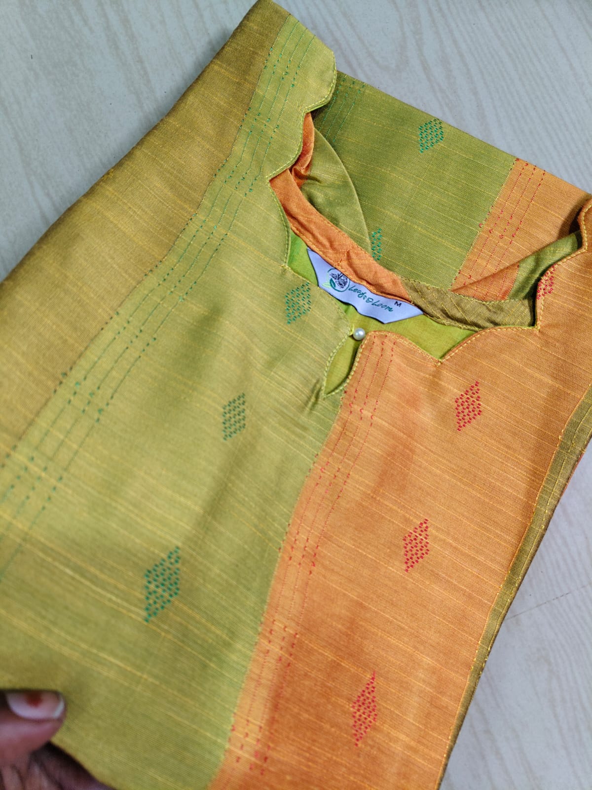 PREMIUM silk kurthi with lining - ST07