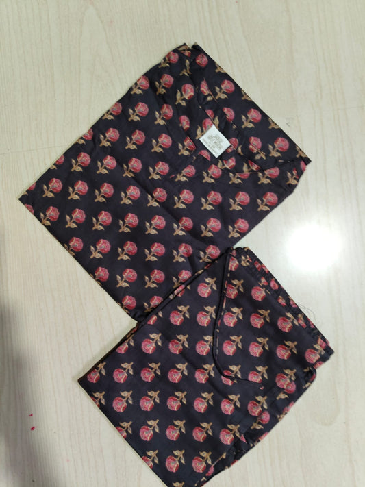 Cotton  Co-ord Sets ( night suits )  NSC216