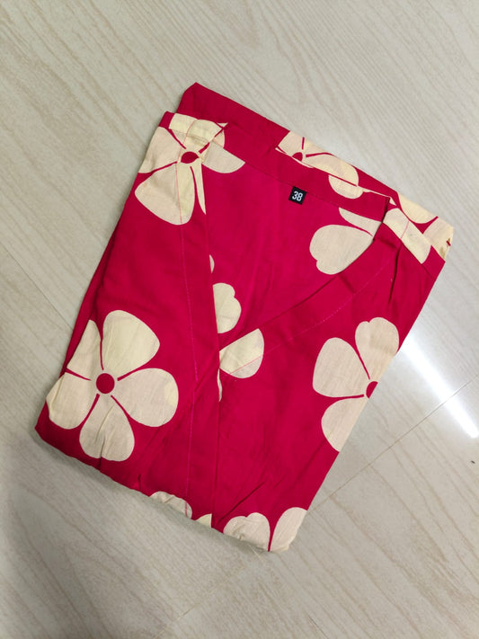 Cotton Floral Frock - CFF66