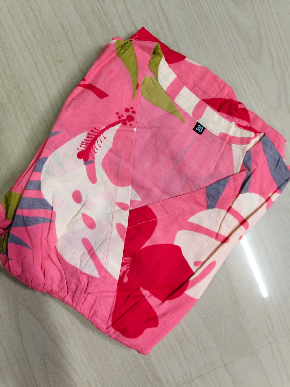 Cotton Floral Frock - CFF78