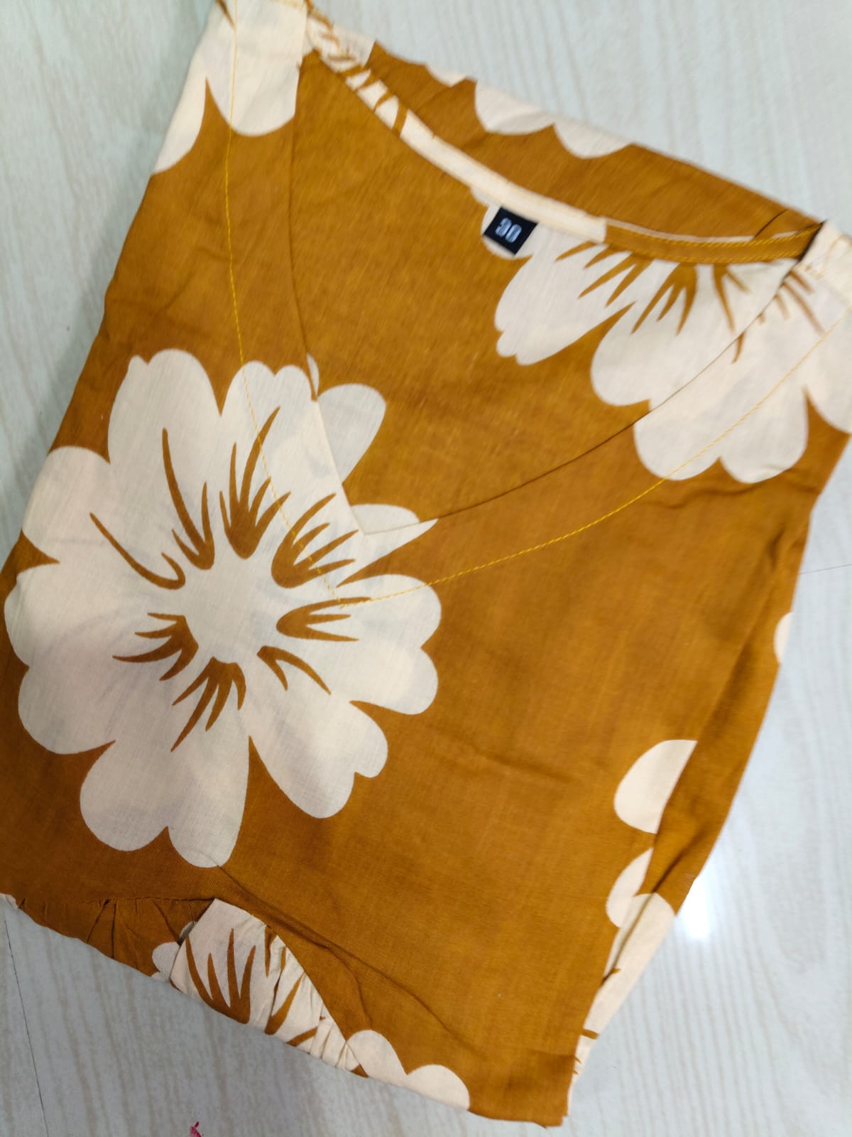 Cotton Floral Frock - CFF85