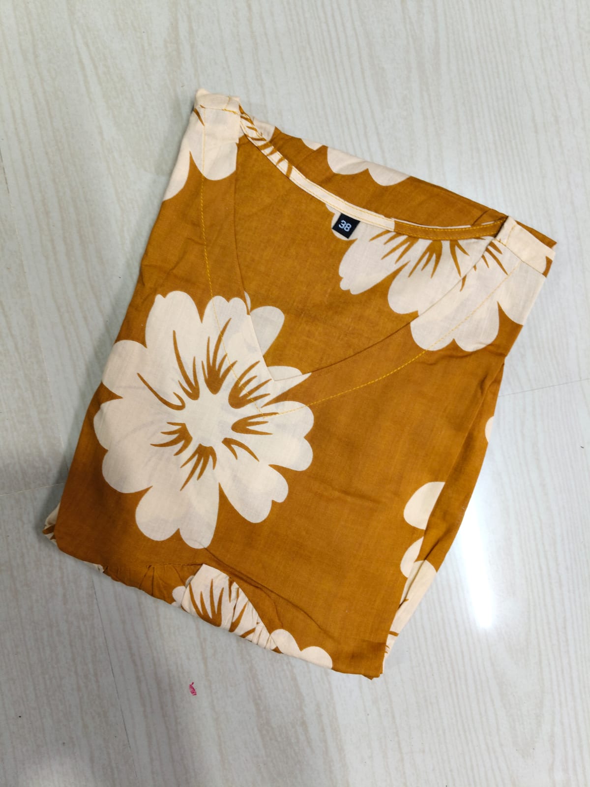 Cotton Floral Frock - CFF85