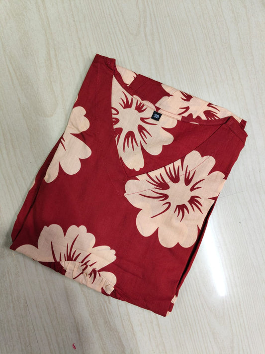 Cotton Floral Frock - CFF87