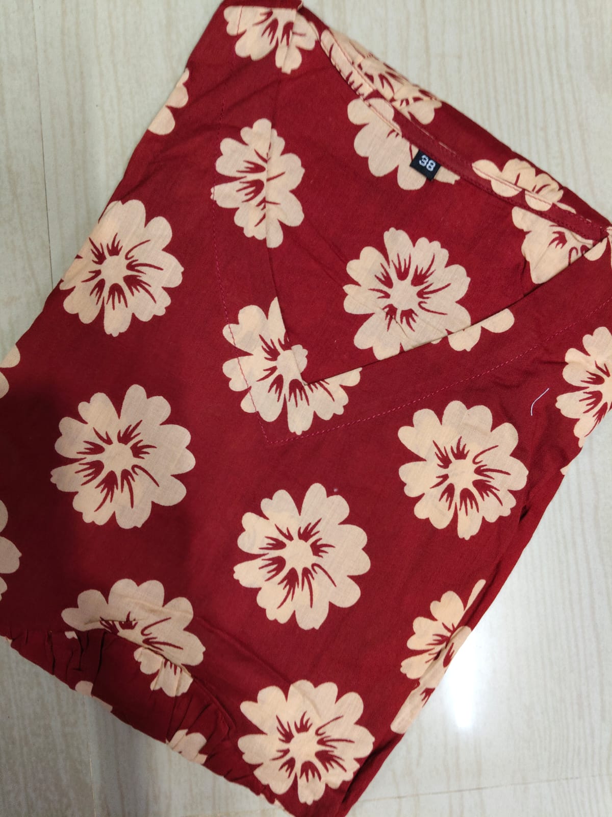 Cotton Floral Frock - CFF88