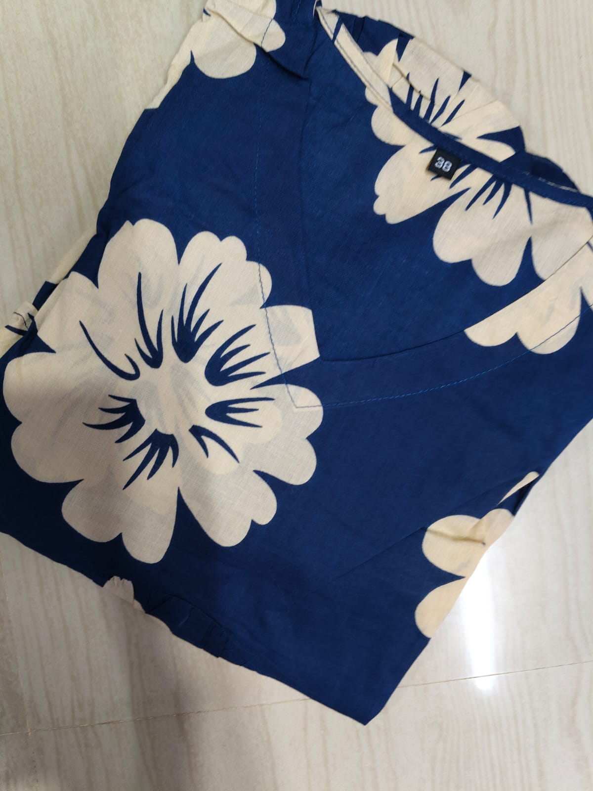 Cotton Floral Frock - CFF90