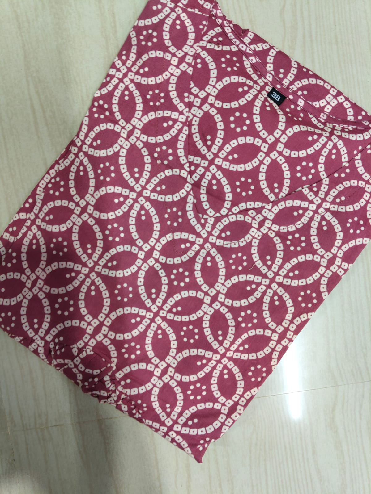 Cotton Floral Frock - CFF92