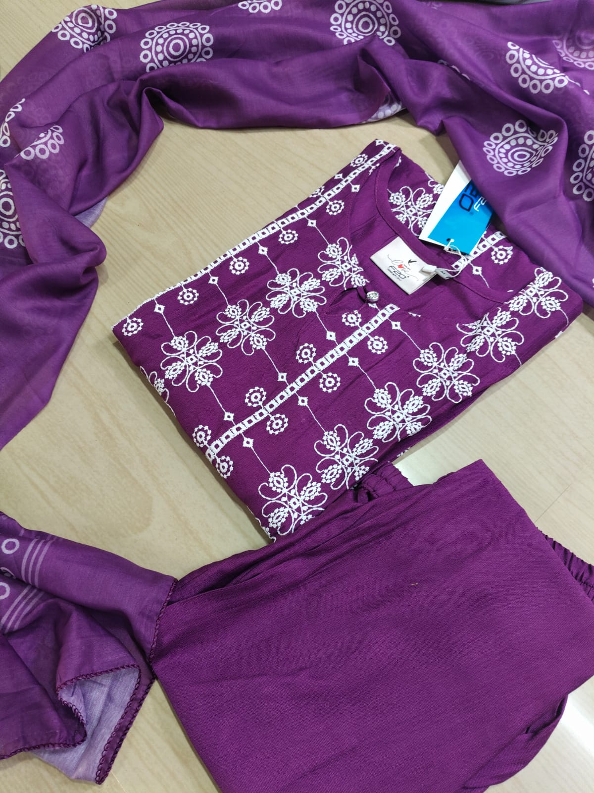 shiny dupatta set SSD19