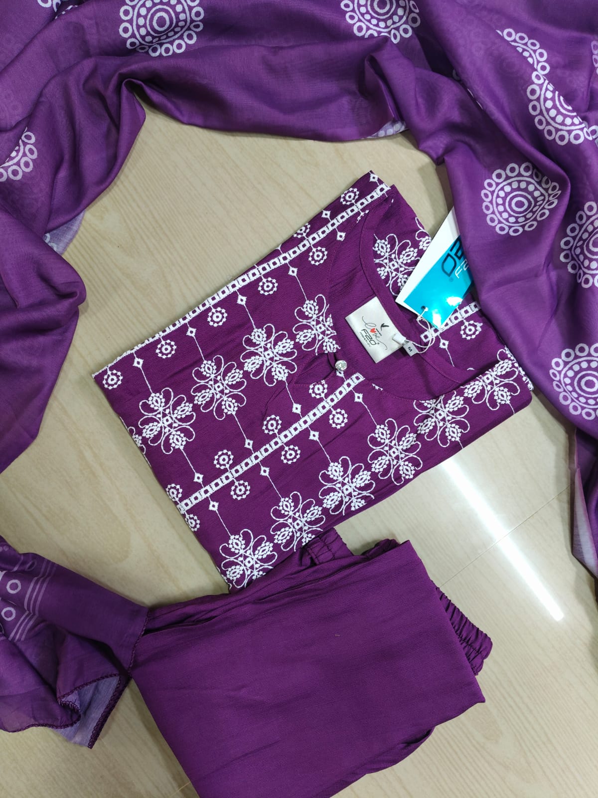 shiny dupatta set SSD19