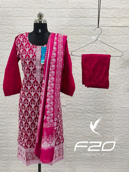shiny dupatta set SSD18