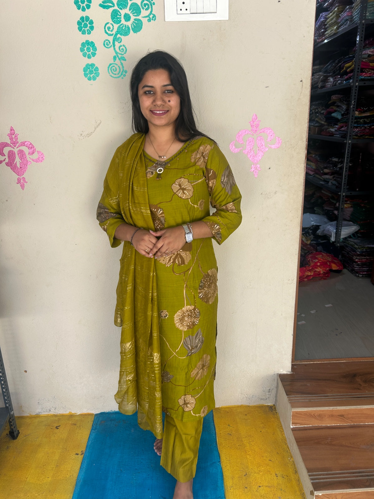 Premium Shiny Vetican Silk Kurti - SVK23