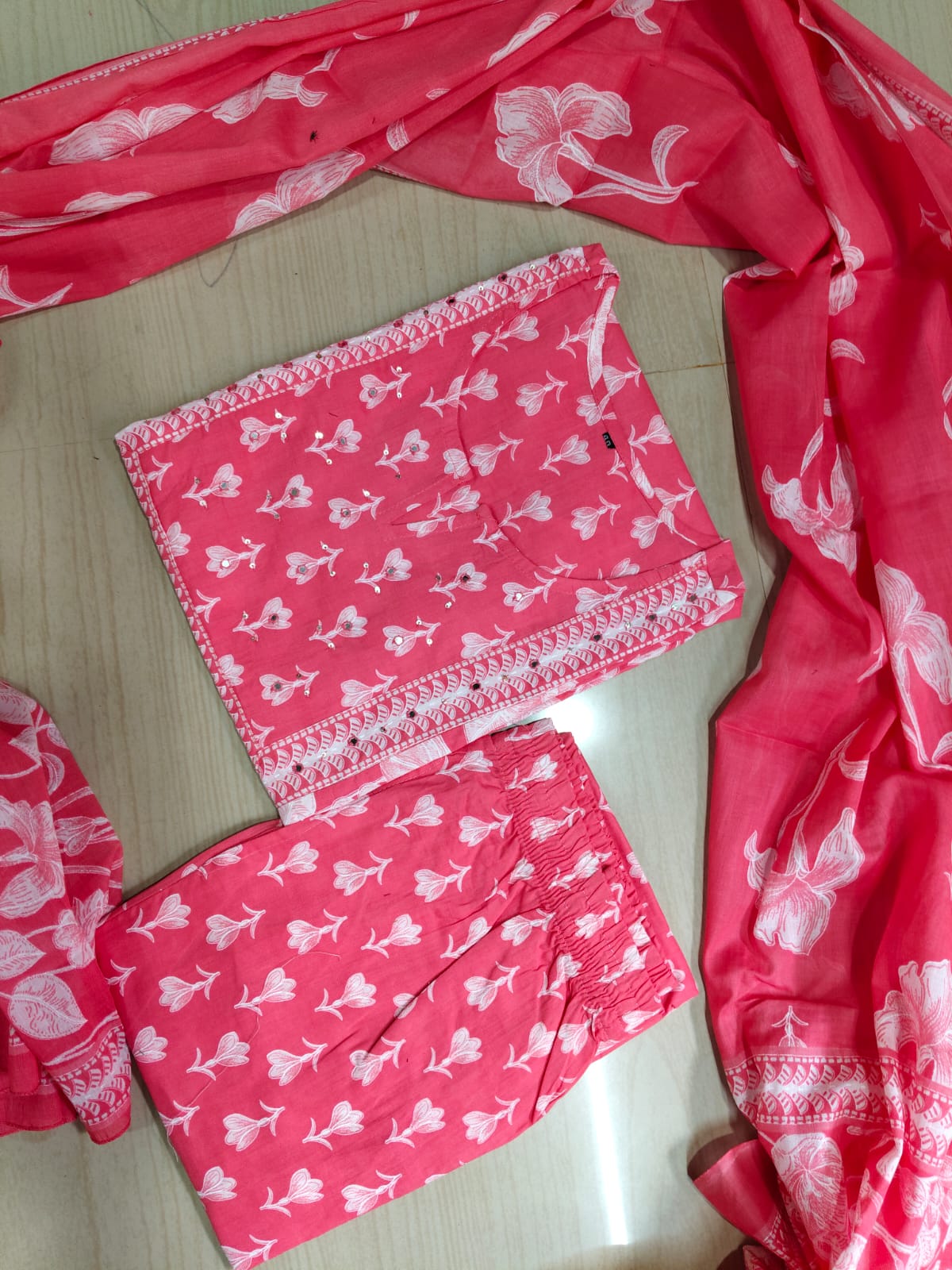 Budgeted Cotton 3 Piece Set - BC95