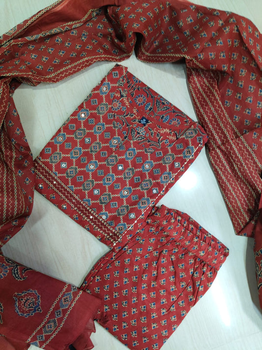 Budgeted Cotton 3 Piece Set - BC92