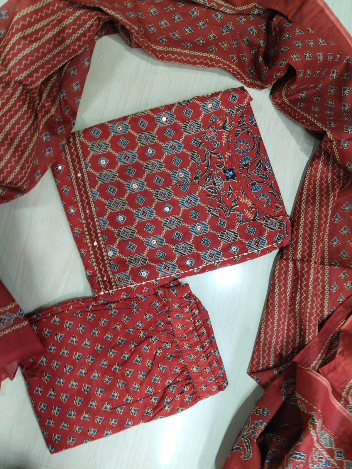 Budgeted Cotton 3 Piece Set - BC92