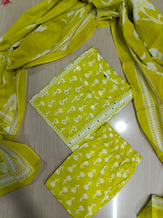 Budgeted Cotton 3 Piece Set - BC88