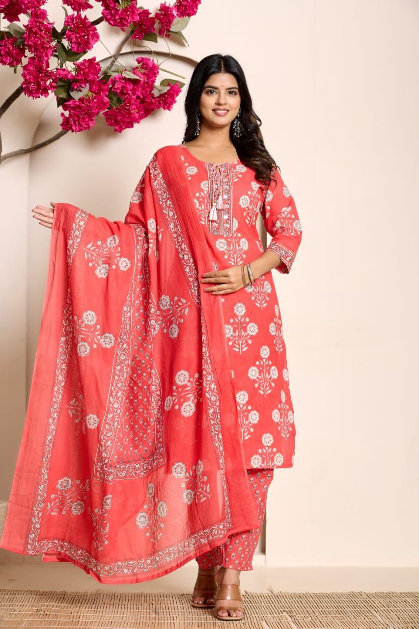 Budgeted Cotton 3 Piece Set - BC101