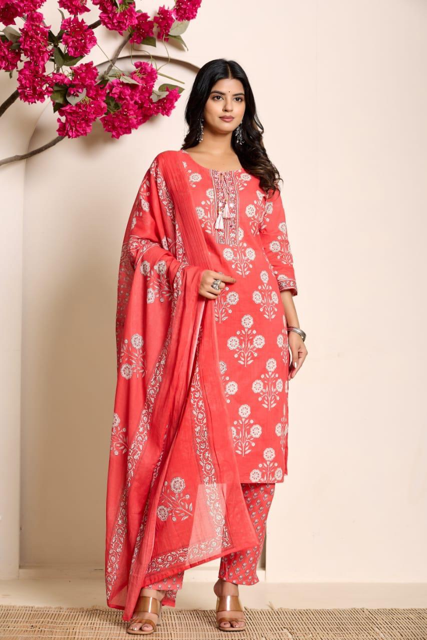 Budgeted Cotton 3 Piece Set - BC101