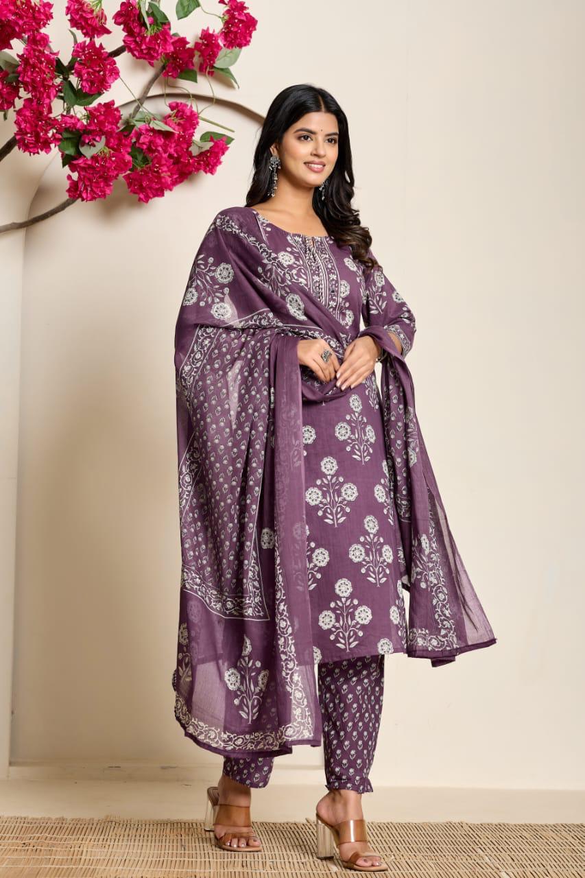 Budgeted Cotton 3 Piece Set - BC100