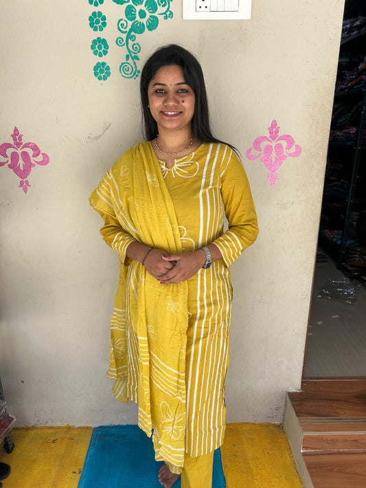 Budgeted Cotton 3 Piece Set - BC106