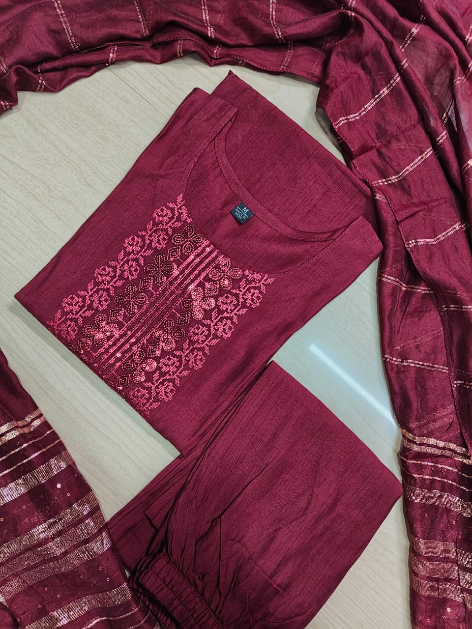 Premium Shiny Vetican Silk Kurti - SVK23