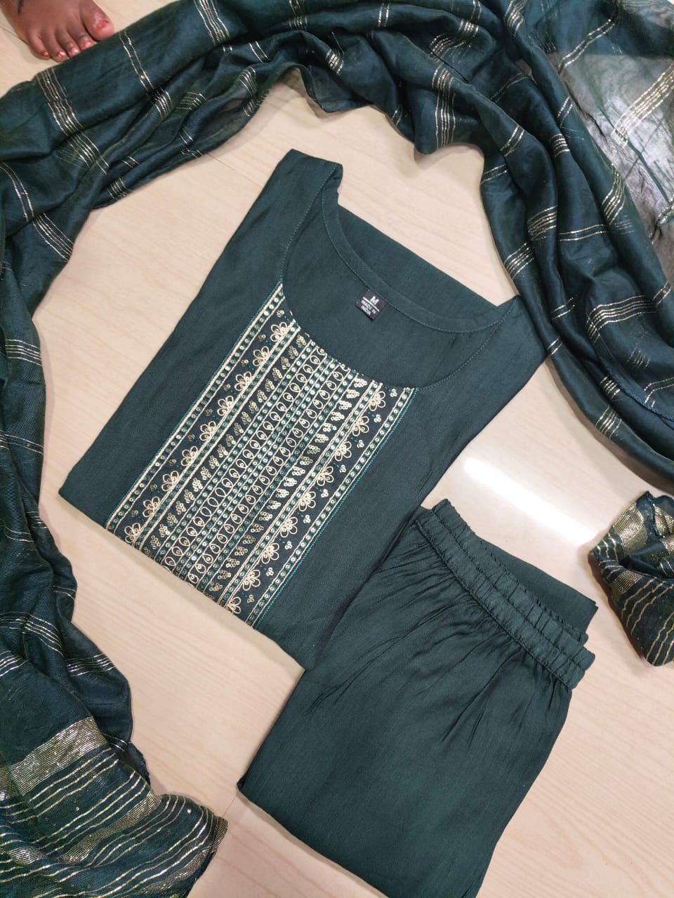 Premium Shiny Vetican Silk Kurti - SVK25