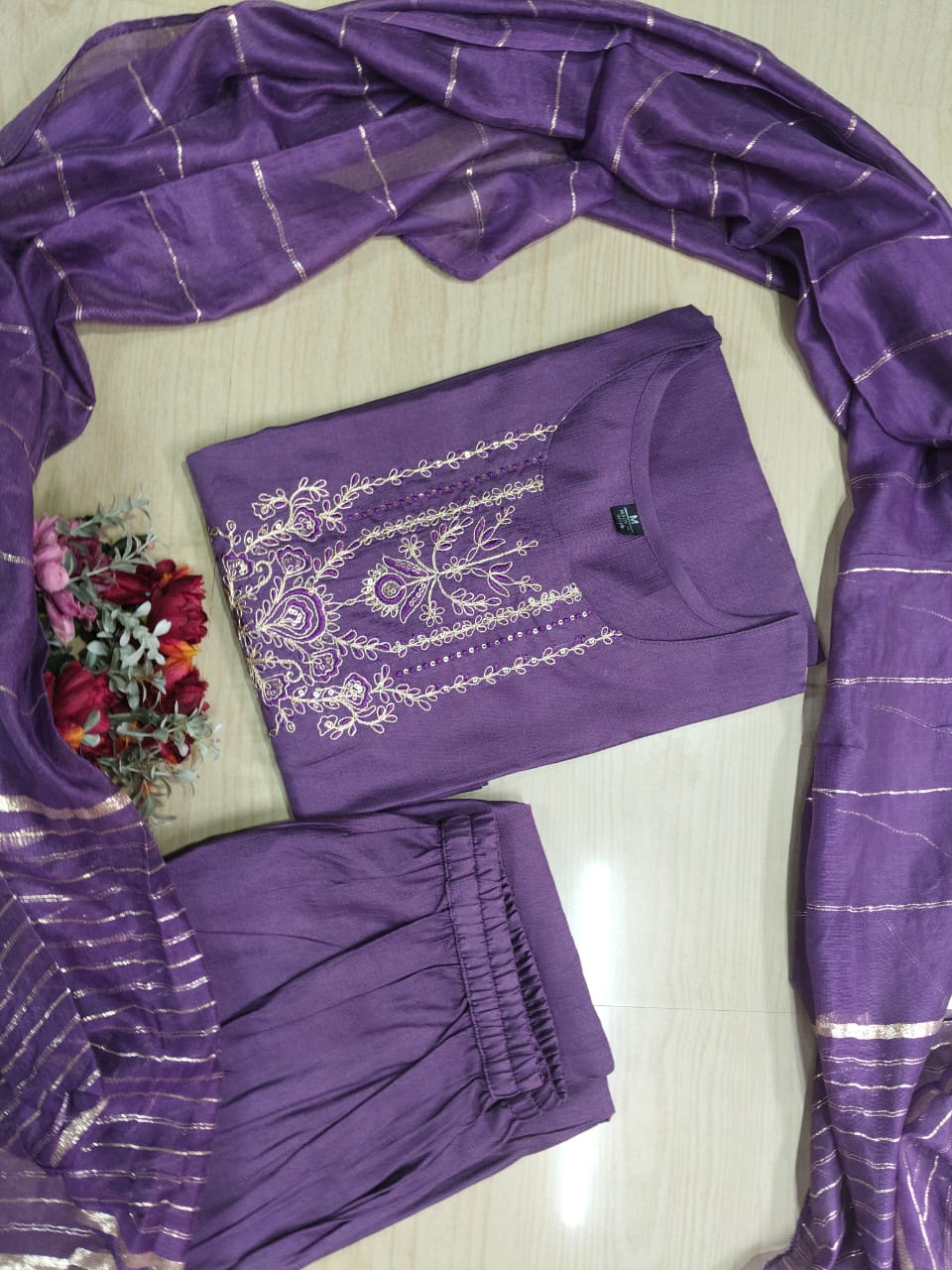 Premium Shiny Vetican Silk Kurti - SVK24