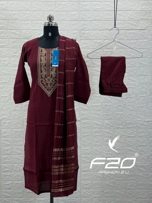 Premium Shiny Vetican Silk Kurti - SVK26