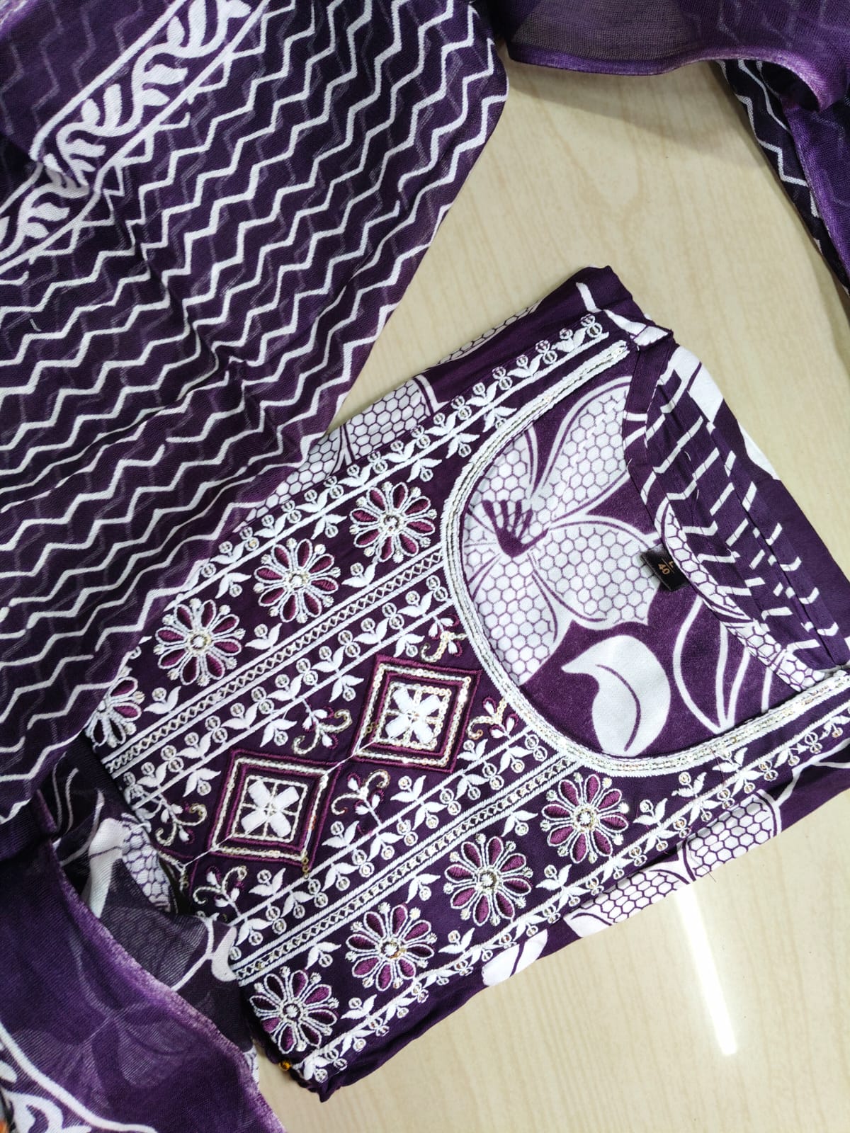 Cotton Floral Anarkali - AS13