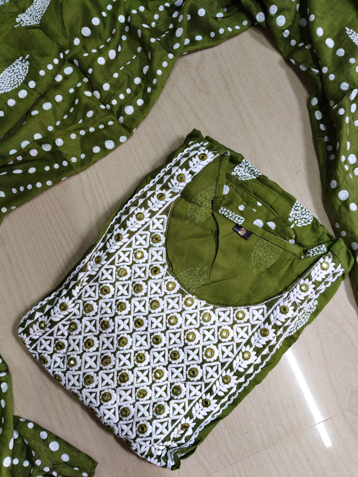 Cotton Floral Anarkali - AS28