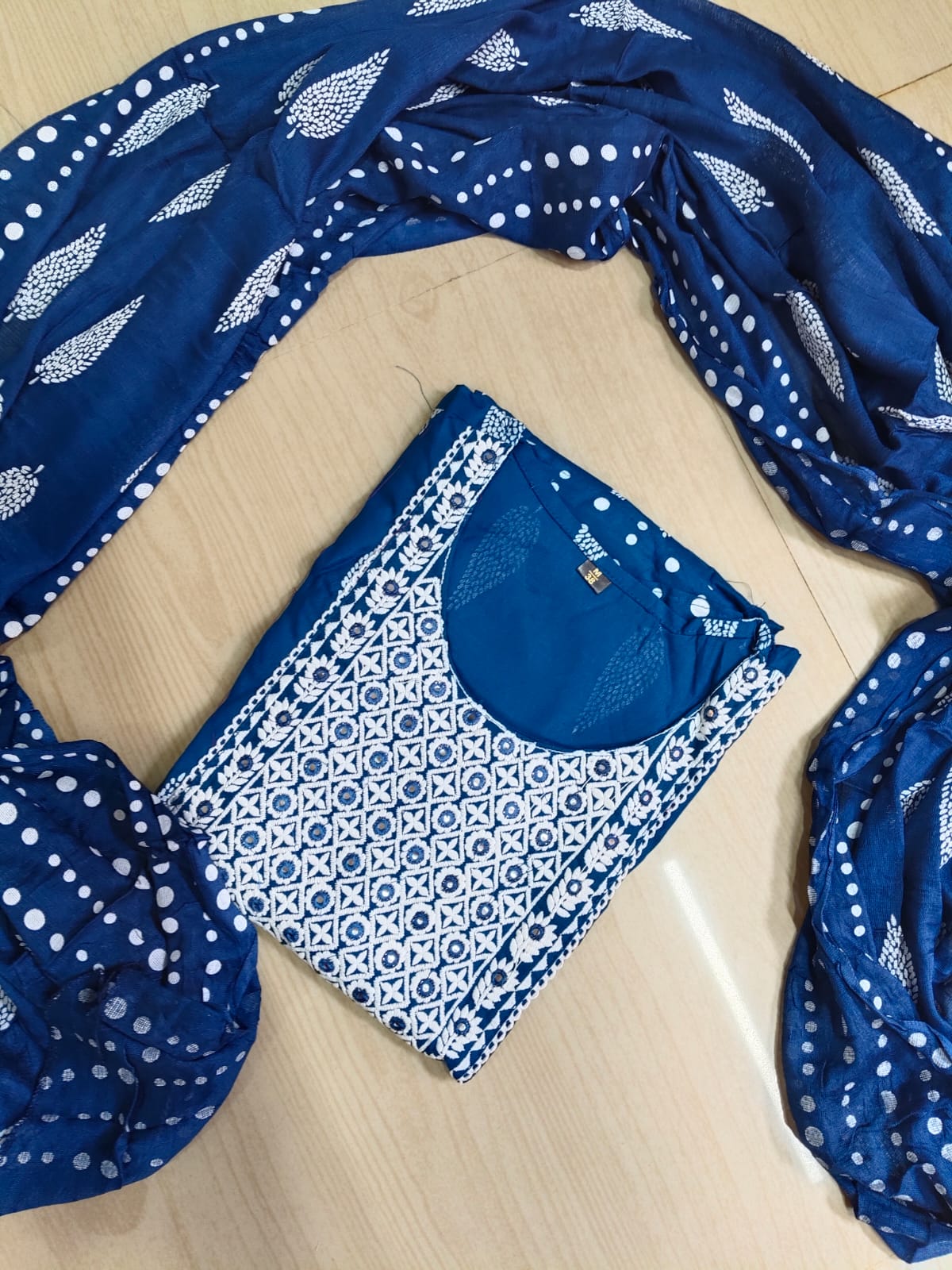 Cotton Floral Anarkali - AS15