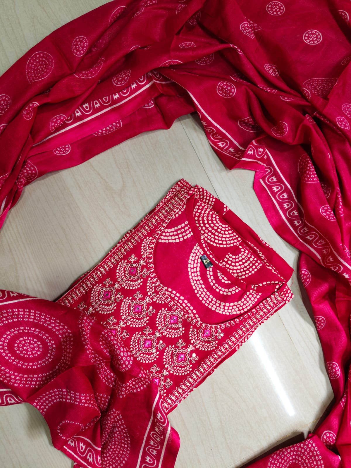 Cotton Floral Anarkali - AS23