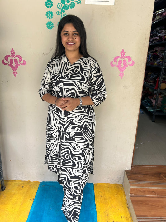 Cotton Capsule Kurti - PK175