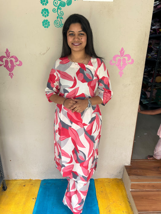Cotton Capsule Kurti - PK192
