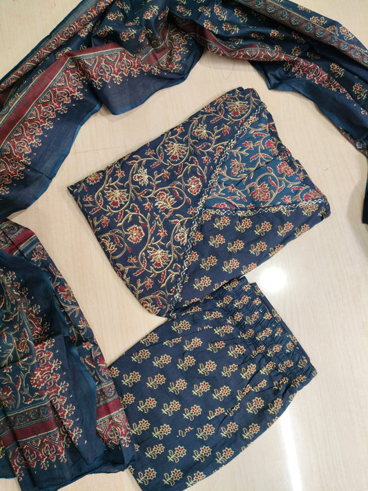 Cotton Floral Anarkali - CA50