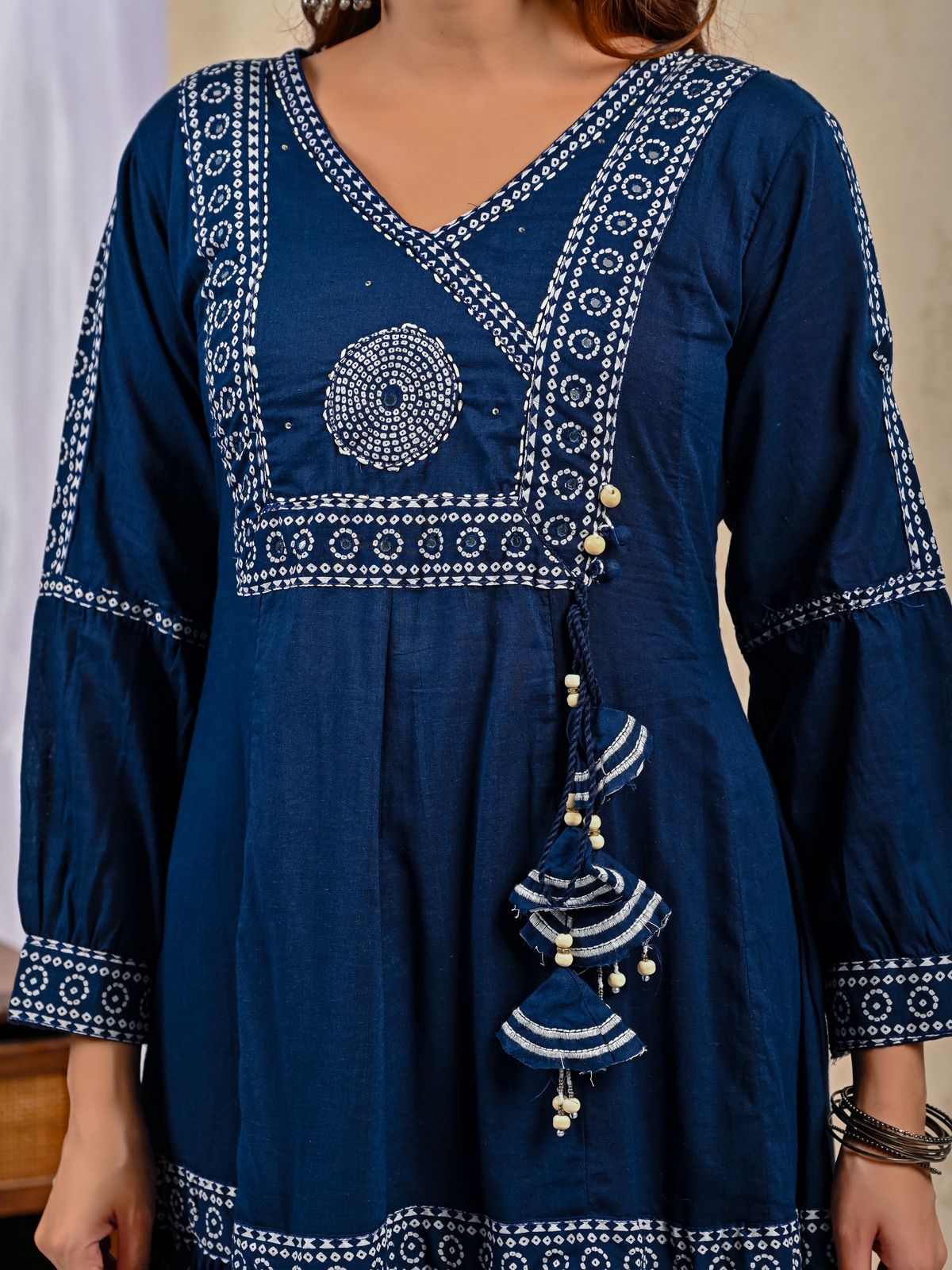 Cotton Floral Anarkali - CA56