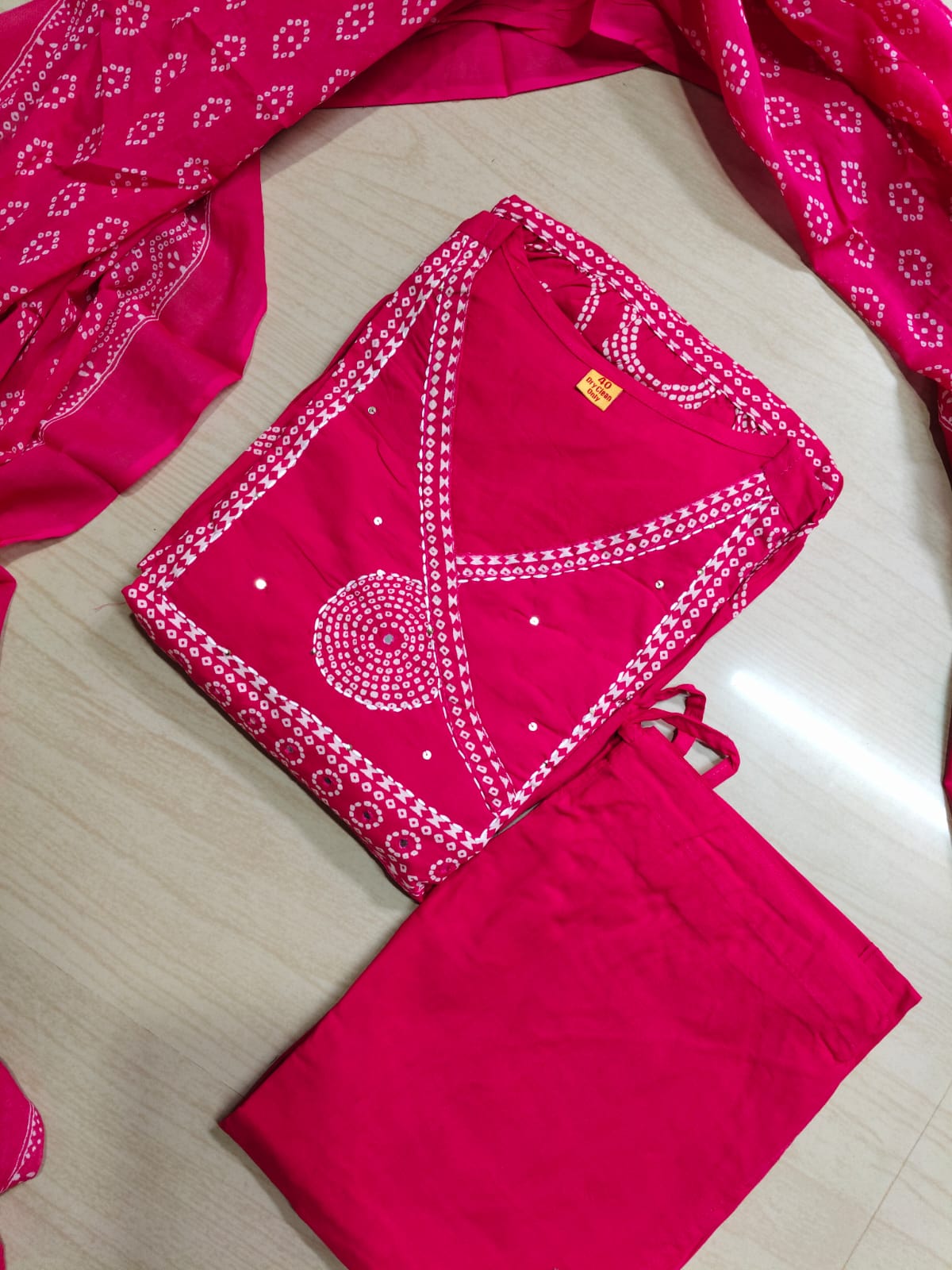 Cotton Floral Anarkali - CA60