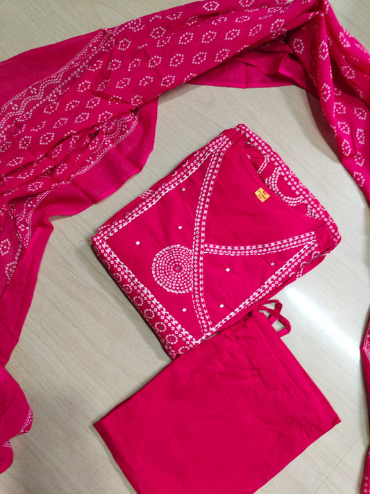 Cotton Floral Anarkali - CA60