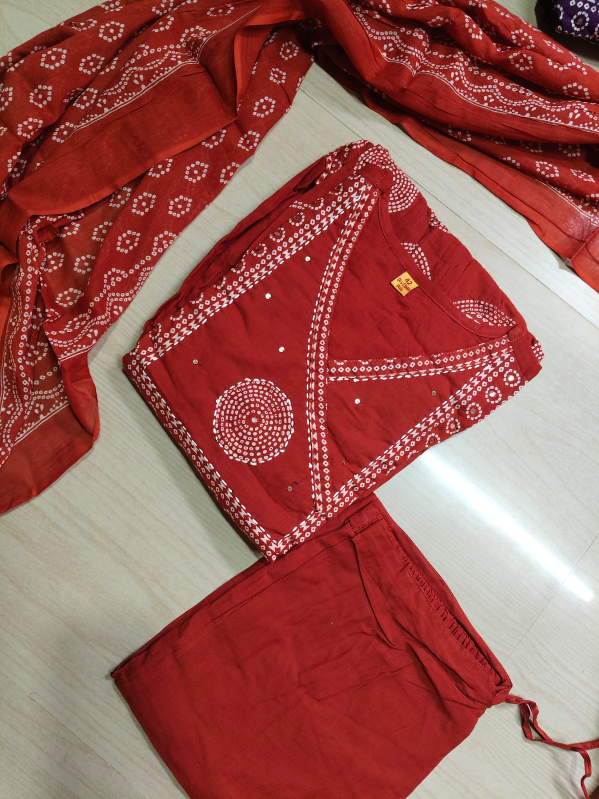 Cotton Floral Anarkali - CA55