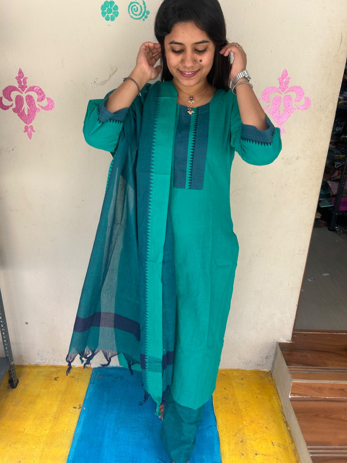 Petals Dupatta Sets - FDS141