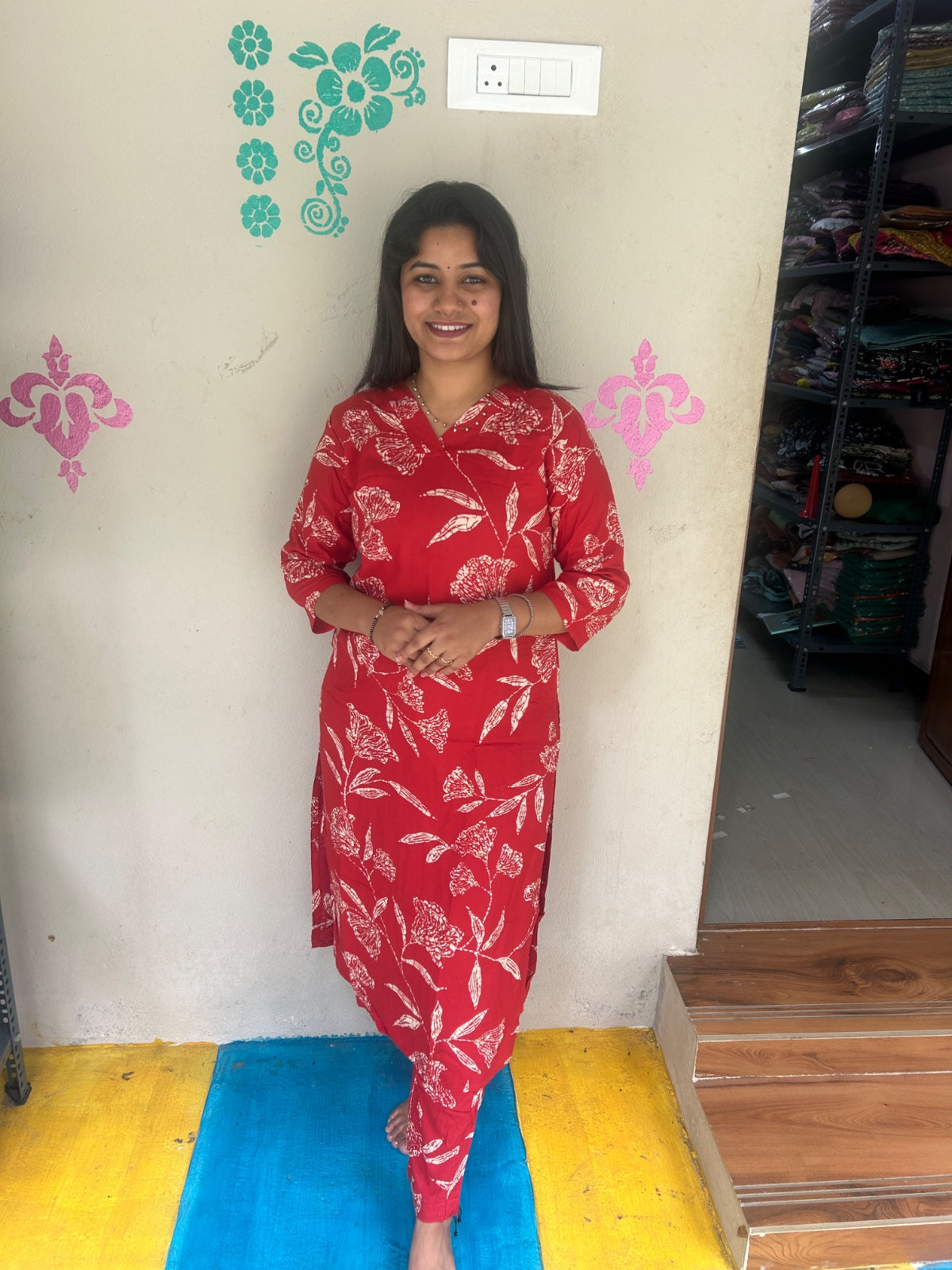 Cotton Kurti With Phant  CKP35