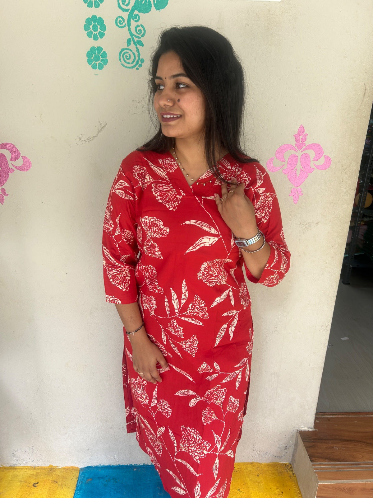 Cotton Kurti With Phant  CKP35