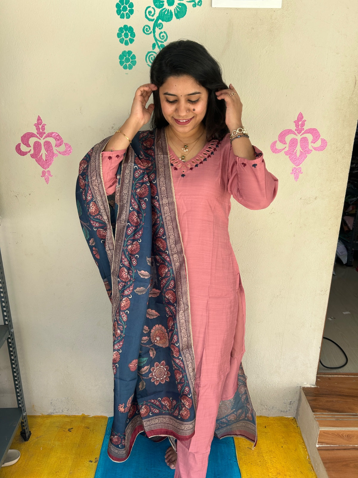 Premium Modal Chanderi Silk Kurti - CSK62