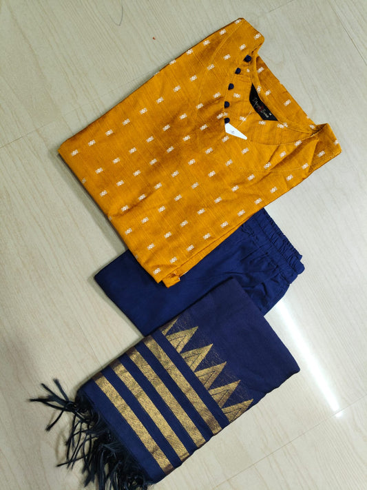 Premium Modal Chanderi Silk Kurti - CSK66