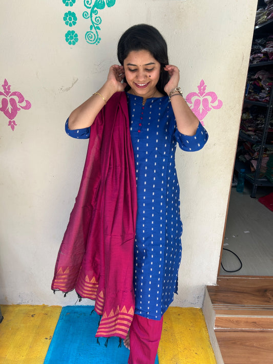 Premium Modal Chanderi Silk Kurti - CSK63