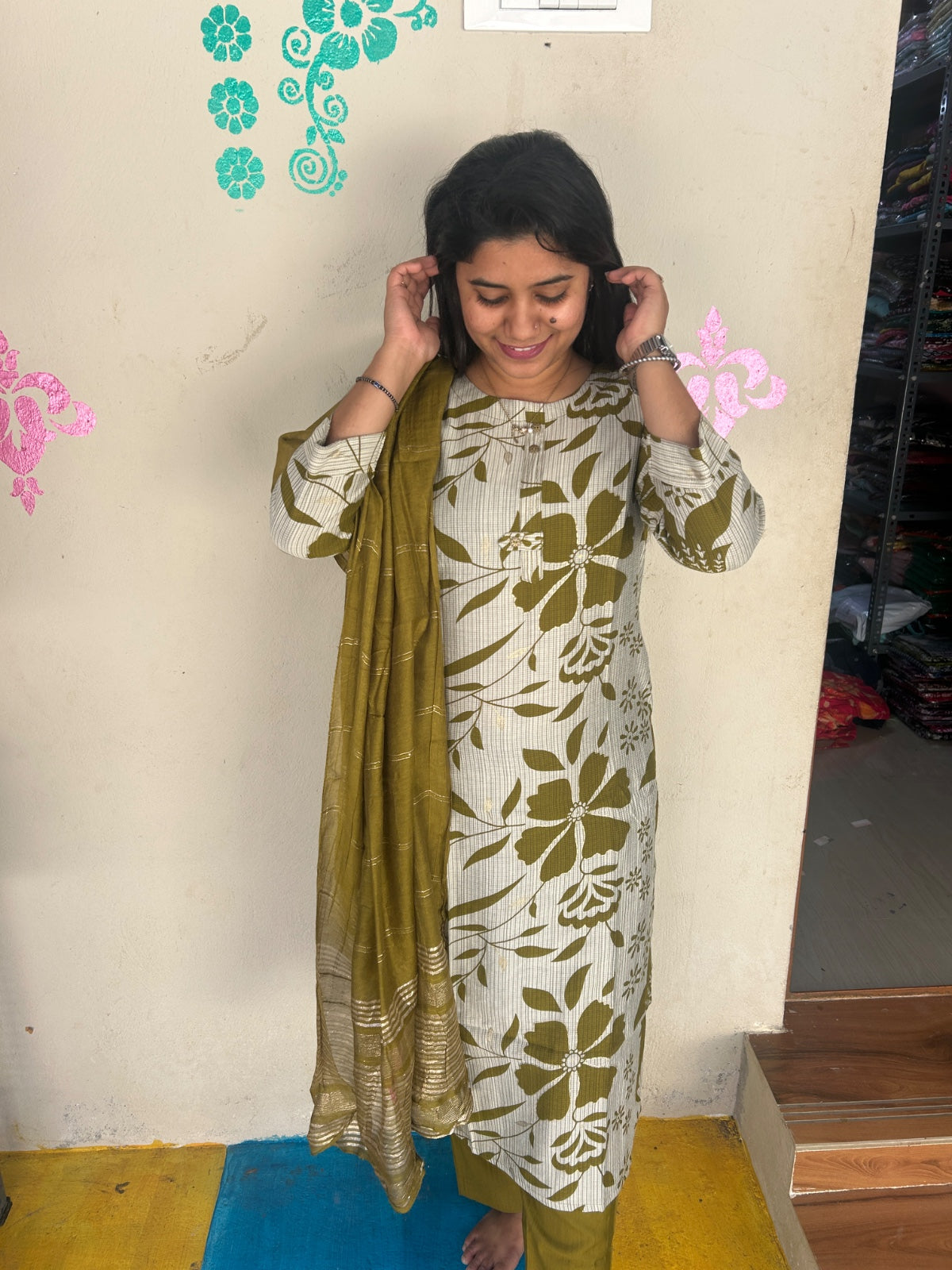 Premium Shiny Vetican Silk Kurti - SVK35