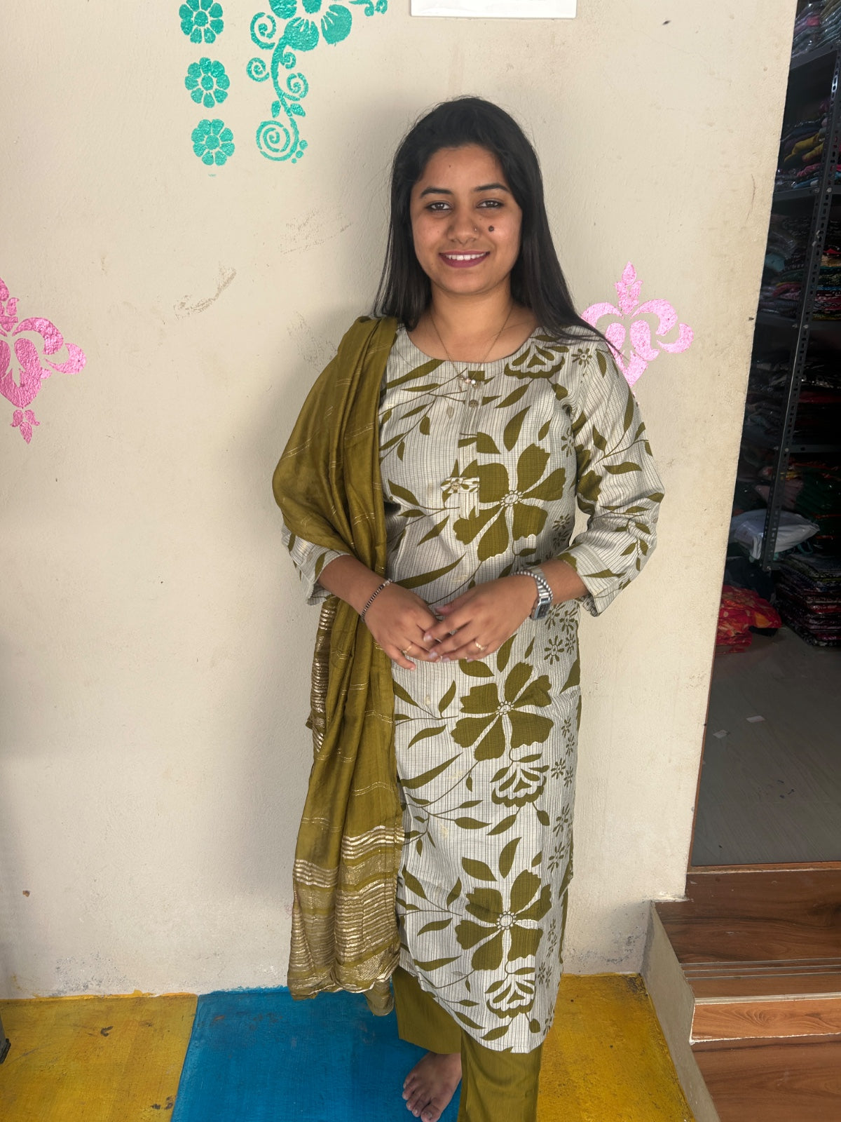 Premium Shiny Vetican Silk Kurti - SVK35